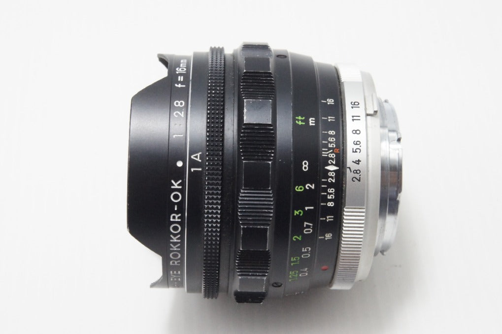 MINOLTA ミノルタ MC FISH-EYE ROKKOR-OK 16mm F2.8 魚眼レンズ SR/MDマウント MF 260722q