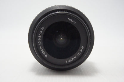 訳あり品 Nikon  ニコン AF-S DX NIKKOR 18-55mm F3.5-5.6G VR APS-C ズームレンズ 260722x
