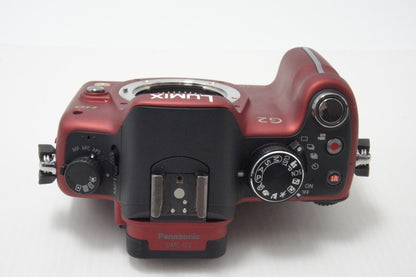 良品 Panasonic パナソニック LUMIX DMC-G2 ボディ ミラーレス一眼カメラ レッド 260723g