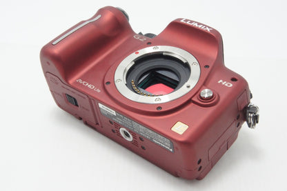 良品 Panasonic パナソニック LUMIX DMC-G2 ボディ ミラーレス一眼カメラ レッド 260723g