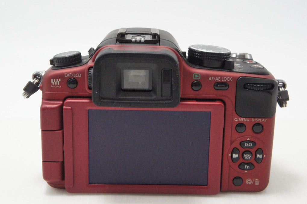 良品 Panasonic パナソニック LUMIX DMC-G2 ボディ ミラーレス一眼カメラ レッド 260723g