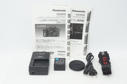 良品 Panasonic パナソニック LUMIX DMC-G2 ボディ ミラーレス一眼カメラ レッド 260723g