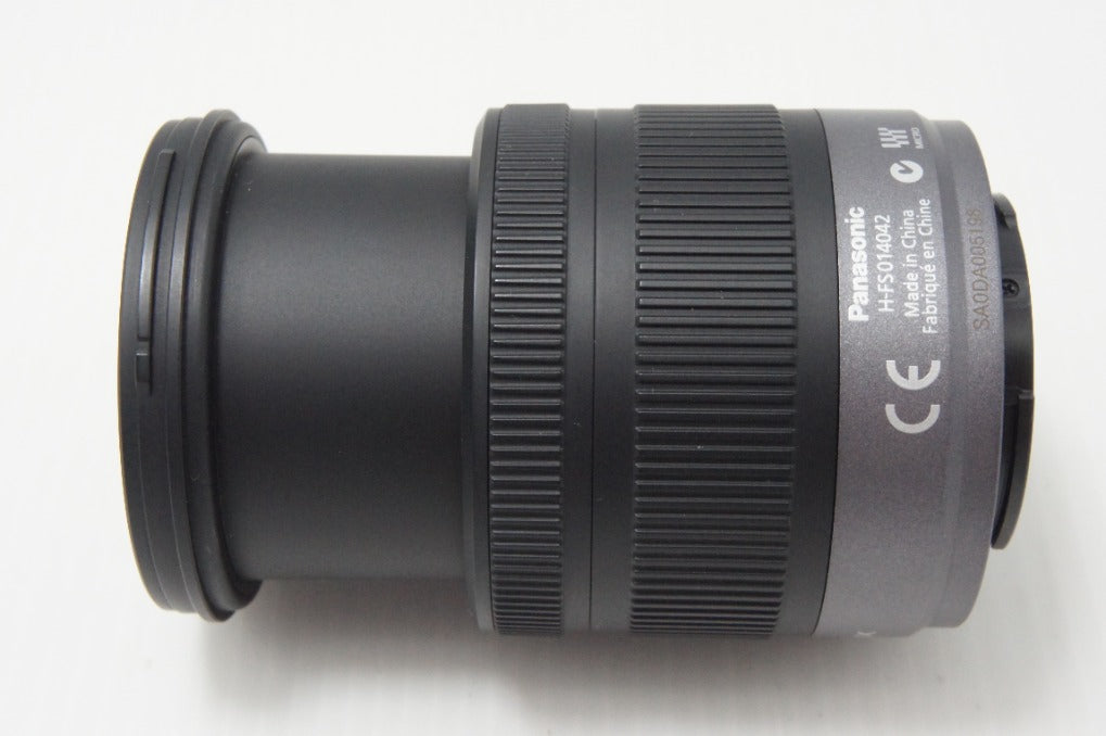 良品 Panasonic LUMIX G VARIO 14-42mm F3.5-5.6 ASPH. MEGA O.I.S H-FS014042 マイクロフォーサーズ 260723h