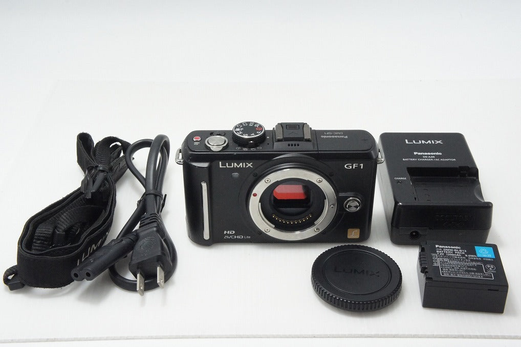良品 Panasonic パナソニック LUMIX DMC-GF1 ボディ ミラーレス一眼カメラ ブラック 260723i