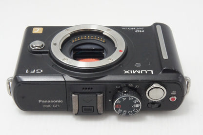 良品 Panasonic パナソニック LUMIX DMC-GF1 ボディ ミラーレス一眼カメラ ブラック 260723i