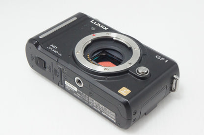 良品 Panasonic パナソニック LUMIX DMC-GF1 ボディ ミラーレス一眼カメラ ブラック 260723i