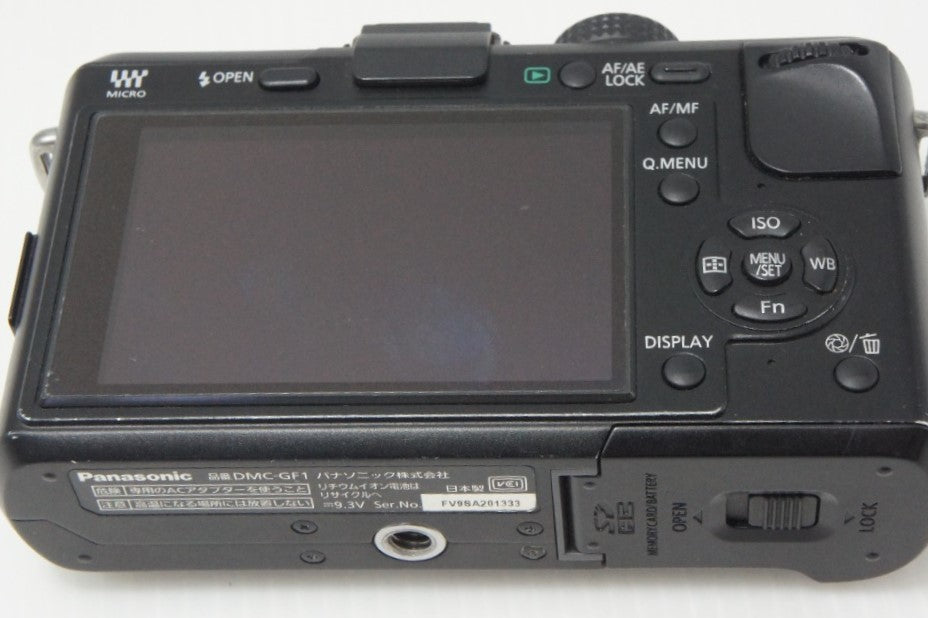 良品 Panasonic パナソニック LUMIX DMC-GF1 ボディ ミラーレス一眼カメラ ブラック 260723i