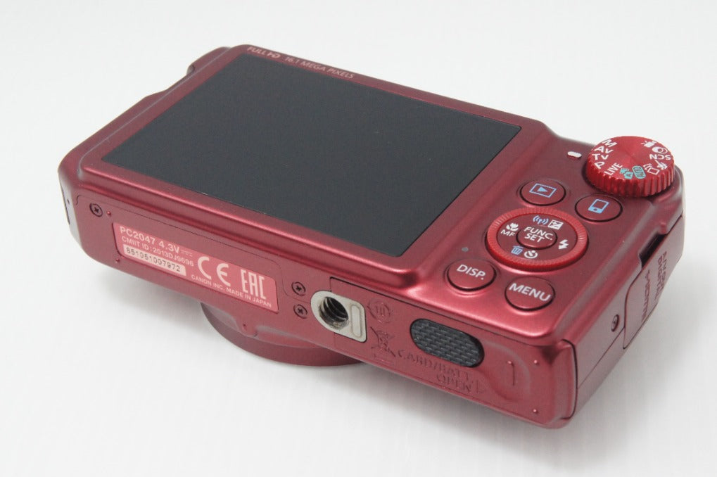 美品 Canon キヤノン PowerShot SX700 HS コンパクトデジタルカメラ レッド 元箱付 260723j