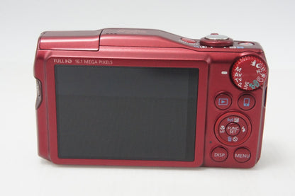 美品 Canon キヤノン PowerShot SX700 HS コンパクトデジタルカメラ レッド 元箱付 260723j