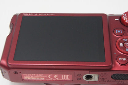 美品 Canon キヤノン PowerShot SX700 HS コンパクトデジタルカメラ レッド 元箱付 260723j