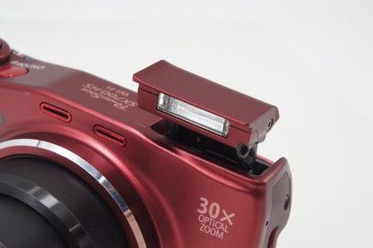 美品 Canon キヤノン PowerShot SX700 HS コンパクトデジタルカメラ レッド 元箱付 260723j