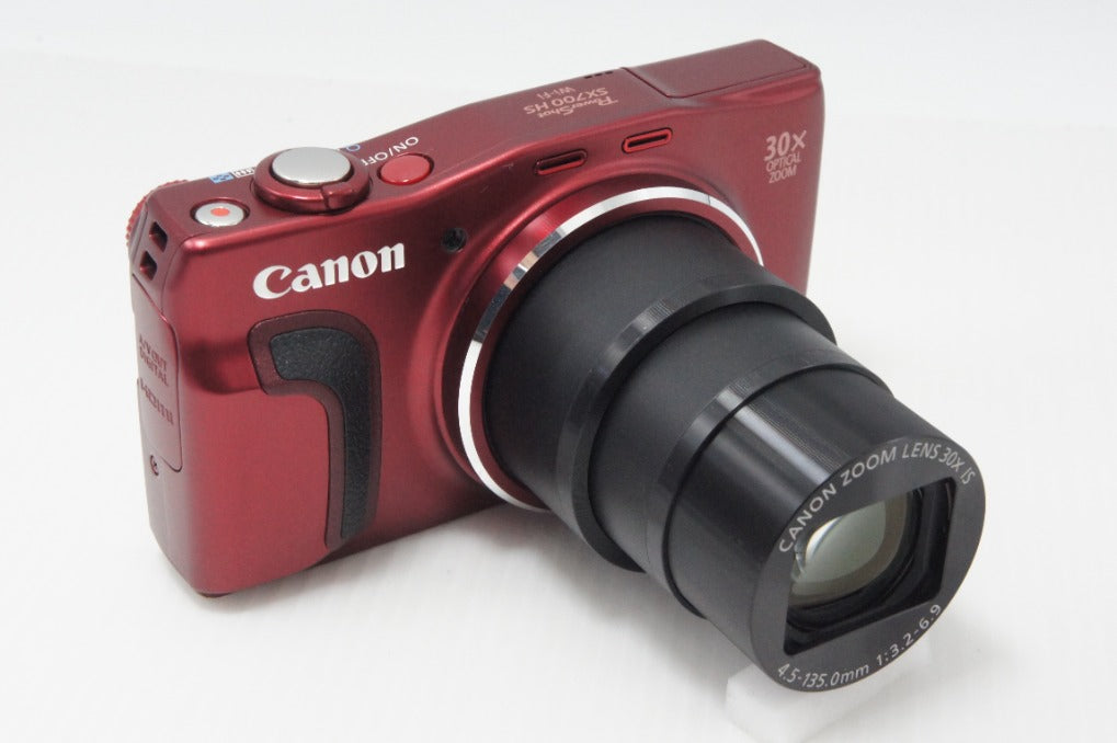 美品 Canon キヤノン PowerShot SX700 HS コンパクトデジタルカメラ レッド 元箱付 260723j