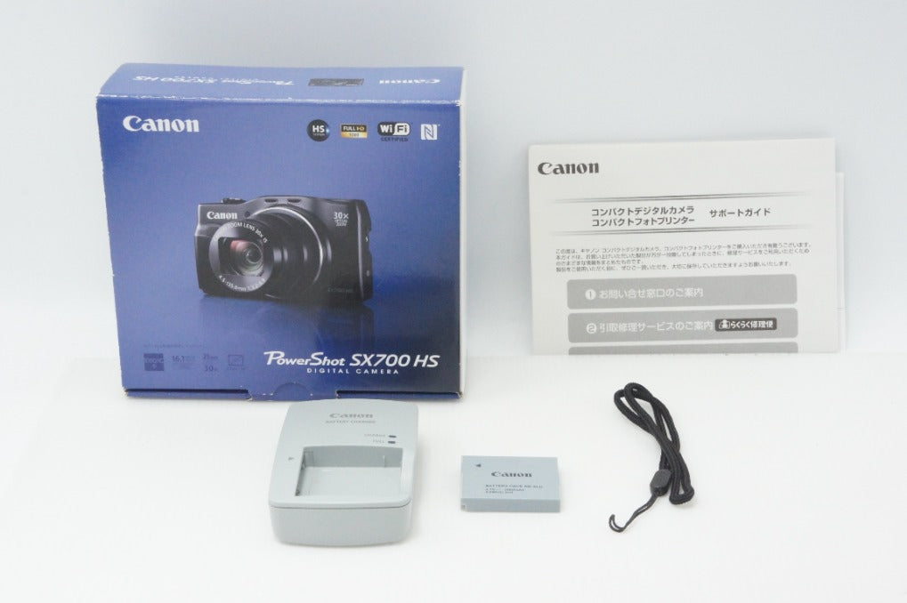 美品 Canon キヤノン PowerShot SX700 HS コンパクトデジタルカメラ レッド 元箱付 260723j