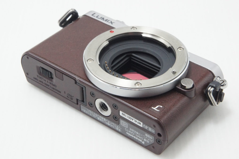 美品 Panasonic パナソニック LUMIX DMC-GM1S ボディ ミラーレス一眼カメラ ブラウン 260723l