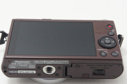 美品 Panasonic パナソニック LUMIX DMC-GM1S ボディ ミラーレス一眼カメラ ブラウン 260723l
