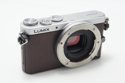 美品 Panasonic パナソニック LUMIX DMC-GM1S ボディ ミラーレス一眼カメラ ブラウン 260723l