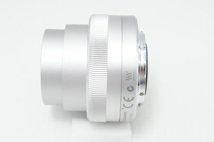 美品 Panasonic LUMIX G VARIO 12-32mm F3.5-5.6 ASPH. MEGA O.I.S. H-FS12032 シルバー マイクロフォーサーズ 260723m