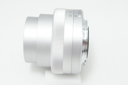 美品 Panasonic LUMIX G VARIO 12-32mm F3.5-5.6 ASPH. MEGA O.I.S. H-FS12032 シルバー マイクロフォーサーズ 260723m