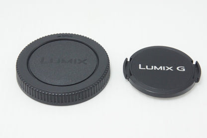 美品 Panasonic LUMIX G VARIO 12-32mm F3.5-5.6 ASPH. MEGA O.I.S. H-FS12032 シルバー マイクロフォーサーズ 260723m