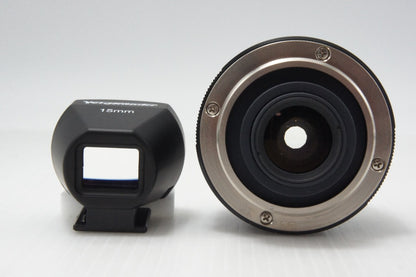 美品 VOIGTLANDER SUPER WIDE HELIAR 15mm F4.5 Aspherical Leica L39 スクリューマウント ファインダー付 260723n