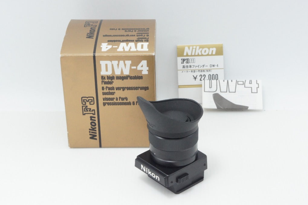 美品 Nikon ニコン F3用 高倍率ファインダー DW-4 元箱付 260723q