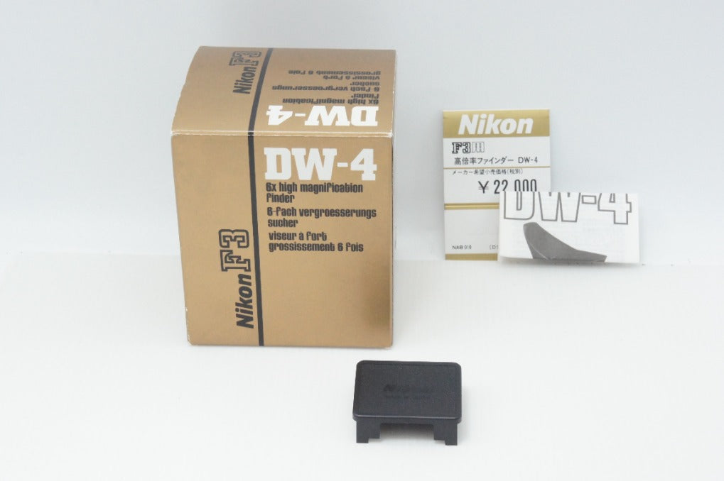 美品 Nikon ニコン F3用 高倍率ファインダー DW-4 元箱付 260723q