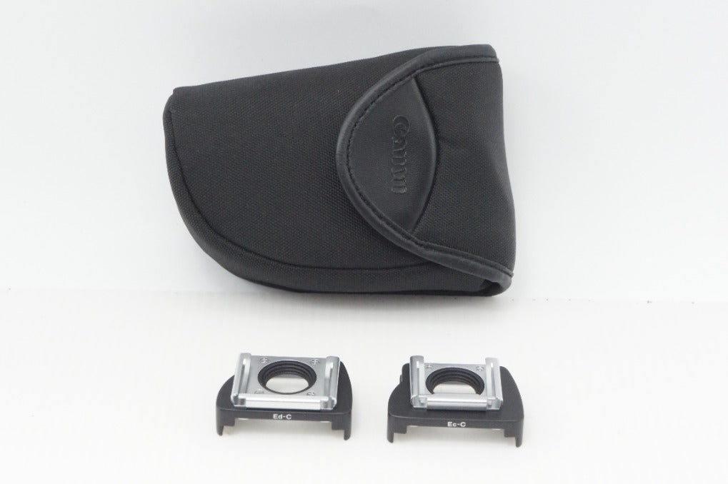 美品 Canon キヤノン ANGLE FINDER C アングルファインダー アダプター Ed-C Ec-C ケース付 260723s