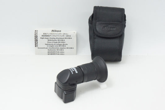 美品 Nikon ニコン Right Angle Viewfinder DR-6 角窓用変倍アングルファインダー ケース 説明書付 260723t