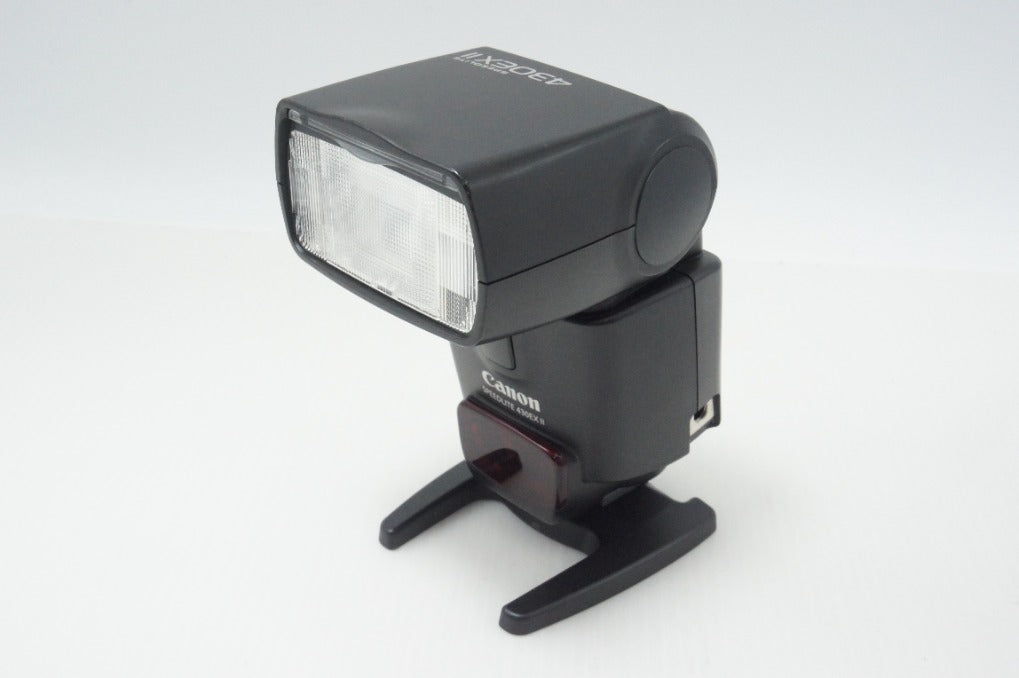 良品 Canon キヤノン ストロボ スピードライト 430EX II ケース スタンド付 260723v
