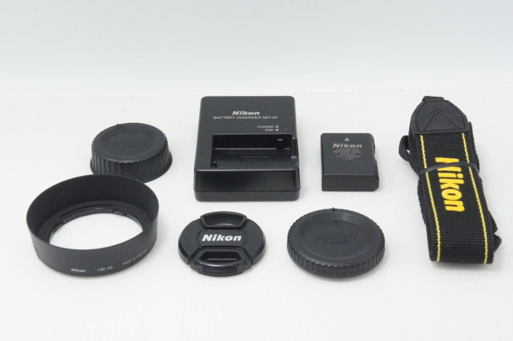 美品 Nikon D5100 ボディ + AF-S DX NIKKOR 18-55mm VR レンズキット デジタル一眼レフカメラ ブラック 260724b