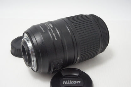 美品 Nikon ニコン AF-S DX NIKKOR 55-300mm F4.5-5.6G ED VR APS-C ズームレンズ フード付 260724c