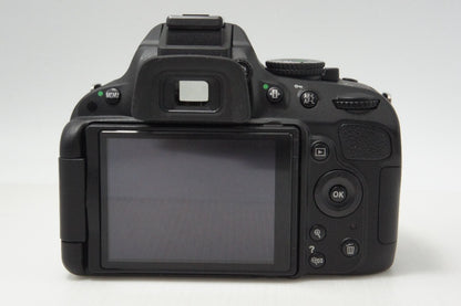 新品級 Nikon D5100 ボディ + AF-S DX NIKKOR 18-55mm VR レンズキット デジタル一眼レフカメラ ブラック 260724d