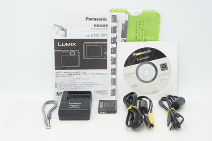 美品 Panasonic パナソニック LUMIX DMC-FP1 コンパクトデジタルカメラ シルバー 260724e