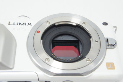 Panasonic パナソニック LUMIX DMC-GF5 ボディ ミラーレス一眼カメラ ホワイト 260724g