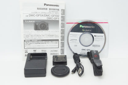 Panasonic パナソニック LUMIX DMC-GF5 ボディ ミラーレス一眼カメラ ホワイト 260724g