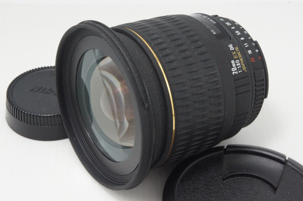 良品 SIGMA シグマ 20mm F1.8D EX DG ASPHERICAL Nikon ニコン F