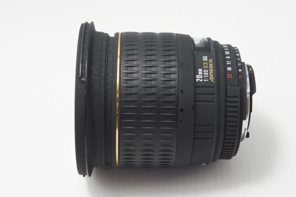 良品 SIGMA シグマ 20mm F1.8D EX DG ASPHERICAL Nikon ニコン Fマウント 単焦点レンズ 260724n