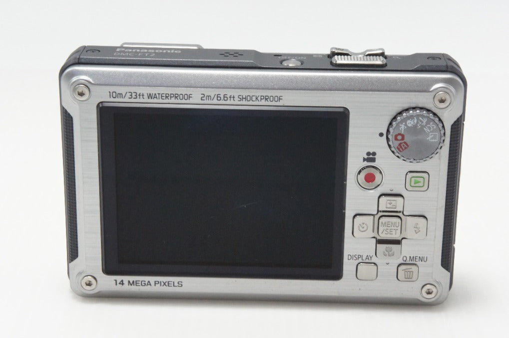 良品 Panasonic パナソニック LUMIX DMC-FT2 コンパクトデジタルカメラ ソリッドシルバー 260727a