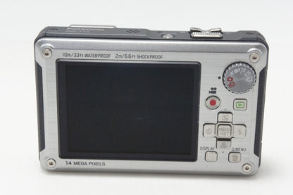 良品 Panasonic パナソニック LUMIX DMC-FT2 コンパクトデジタルカメラ ソリッドシルバー 260727a
