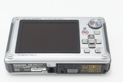 良品 Panasonic パナソニック LUMIX DMC-FT2 コンパクトデジタルカメラ ソリッドシルバー 260727a