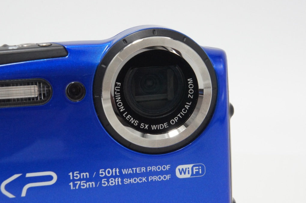 良品 FUJIFILM フジフィルム FinePix XP80 コンパクトデジタルカメラ ブルー 元箱付 260727b