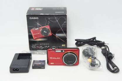 良品 CASIO カシオ EXILIM EX-FC160S コンパクトデジタルカメラ レッド 元箱付 260727c
