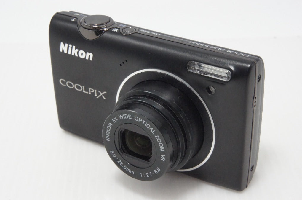 良品 Nikon ニコン COOLPIX S5100 コンパクトデジタルカメラ スマートブラック 元箱付 260727d
