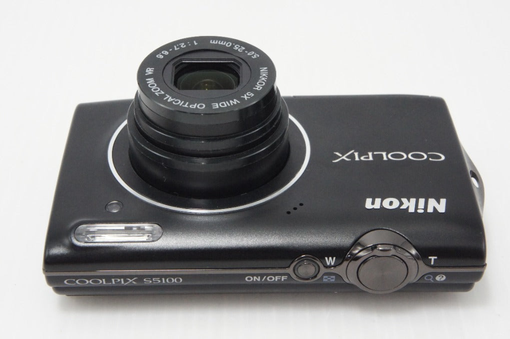 良品 Nikon ニコン COOLPIX S5100 コンパクトデジタルカメラ スマートブラック 元箱付 260727d