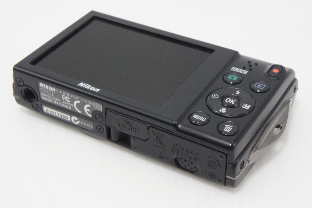 良品 Nikon ニコン COOLPIX S5100 コンパクトデジタルカメラ スマートブラック 元箱付 260727d