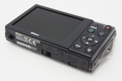 良品 Nikon ニコン COOLPIX S5100 コンパクトデジタルカメラ スマートブラック 元箱付 260727d