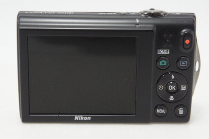 良品 Nikon ニコン COOLPIX S5100 コンパクトデジタルカメラ スマートブラック 元箱付 260727d