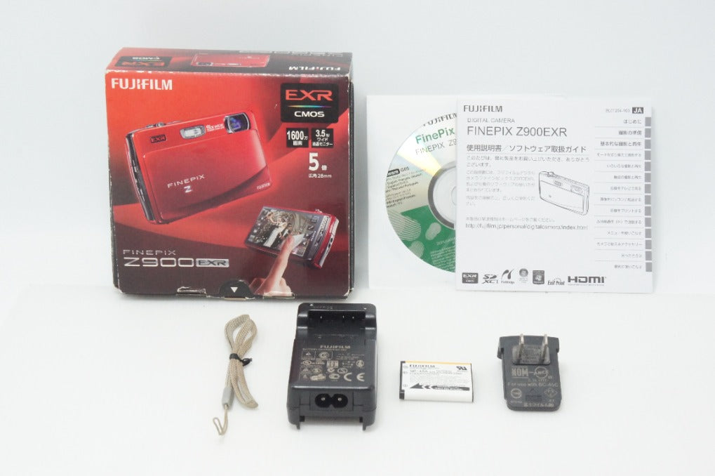 FUJIFILM フジフィルム FinePix Z900EXR コンパクトデジタルカメラ レッド 元箱付 260727e