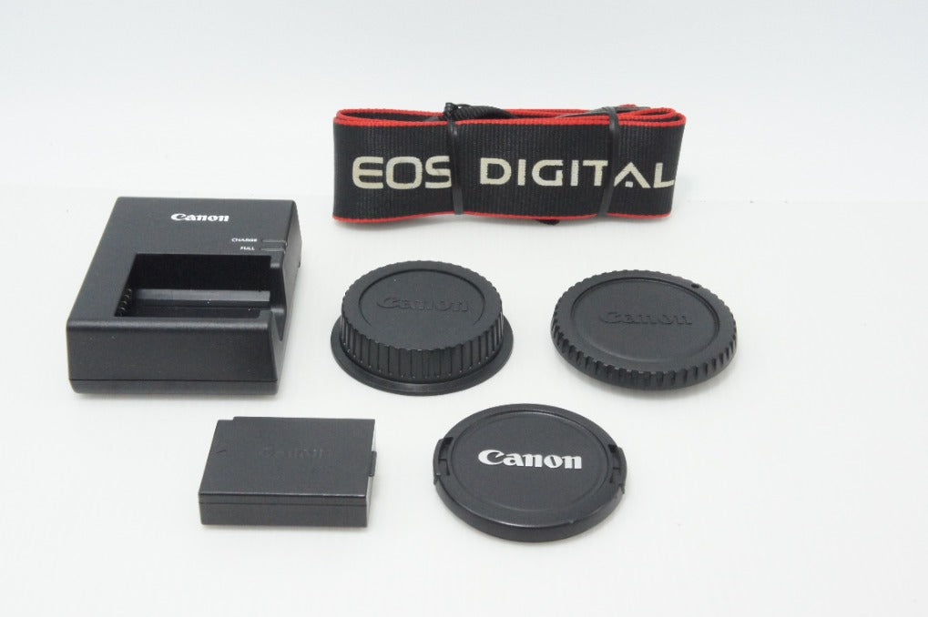 良品 Canon キヤノン EOS Kiss X50 ボディ + EF-S 18-55mm IS II レンズキット デジタル一眼レフカメラ 260727g