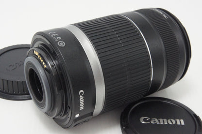 美品 Canon キヤノン EF-S 55-250mm F4-5.6 IS APS-C ズームレンズ 260727h